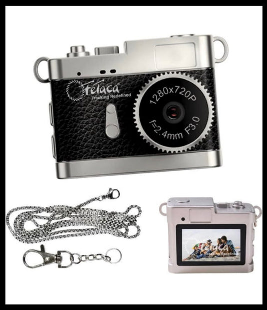 1080p Mini Digital Camera – Pocket Size Camera with Filter Modes, Flash Light & Metal Keychain